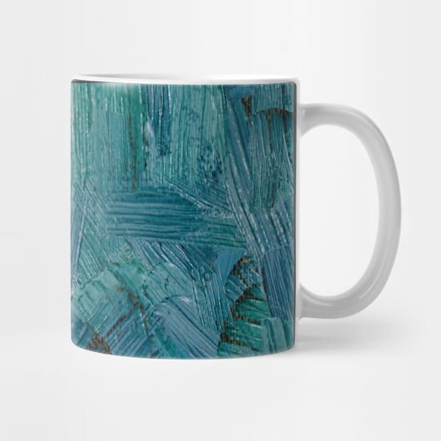 Green and Blue Brush Strokes by jois designs